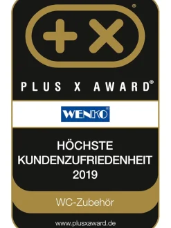 WC-Garnitur ''Cordoba'' in Weiß - (H)35 cm