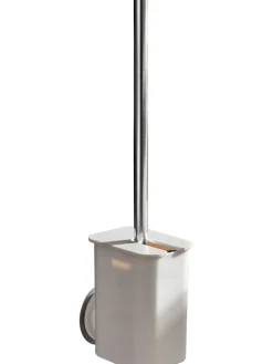 WC-Garnitur ''Flex'' in Weiß - (B)8 x (H)43 x (T)11 cm