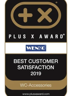 WC-Garnitur in Weiß - (H)40 x Ø 14 cm