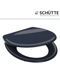 WC-Sitz mit Absenkautomatik in Anthrazit