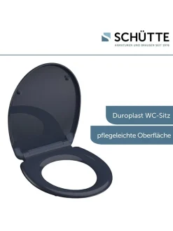 WC-Sitz mit Absenkautomatik in Anthrazit