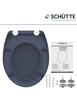 WC-Sitz mit Absenkautomatik in Anthrazit
