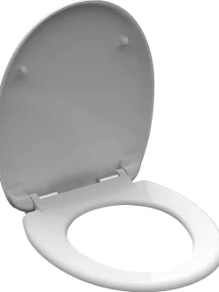 WC-Sitz mit Absenkautomatik in Weiß