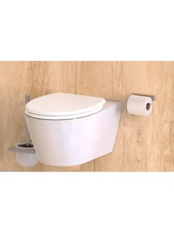 WC-Sitz mit Absenkautomatik in Weiß