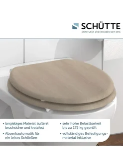 WC-Sitz mit Absenkautomatik 