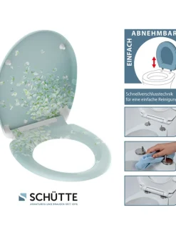 WC-Sitz mit Absenkautomatik 