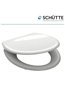 WC-Sitz mit Absenkautomatik in Weiß