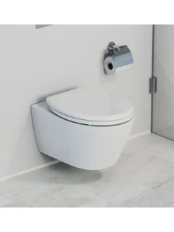 WC-Sitz mit Absenkautomatik in Weiß