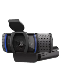 Webcam Pro Full HD 1080p - Glasobjektiv mit 78° Sichtfeld in Schwarz