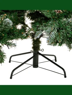 Weihnachtsbaum PALOMAR in Grün/Schwarz - (W) 110 x (H) 180 x (L) 110 cm