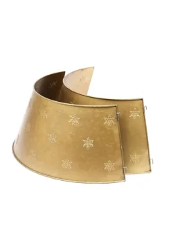 Weihnachtsbaumrock Abdeckung für Baumständer D: 57cm in gold