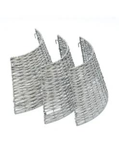 Weihnachtsbaumrock aus Weide Abdeckung für Baumständer D: 57cm in grau