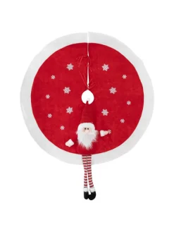 Weihnachtsbaumrock in rot