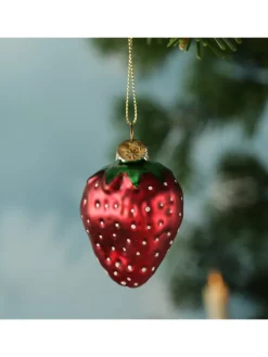 Weihnachtsbaumschmuck Donut Erdbeere Schokolade in bunt
