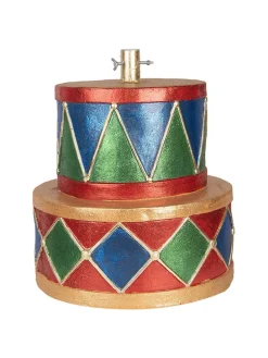 Weihnachtsbaumständer in Bunt - (H)46 x Ø 40 cm