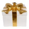 Weihnachtsbaumständer in Weiß/ Gold - (B)36 x (H)35 x (T)33 cm