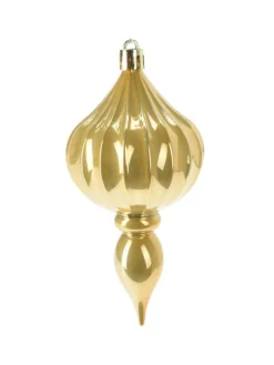 Weihnachtskugeln in gold