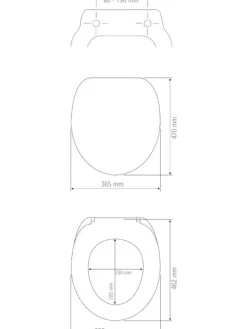 Wenko WC-Sitz in Weiß