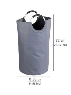 Wenko Wäschesammler in grau