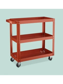 Werkstattwagen in Rot - (B)78 x (H)76 x (T)35 cm