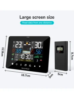 Wetterstation "AirWatch " in Schwarz