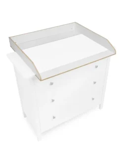 Wickelaufsatz für IKEA Hemnes Kommoden - in weiss