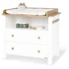 Wickelkommode "Lova" in Weiß - (B)102 x (H)99 x (T)77 cm