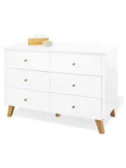 Wickelkommode "Pan" in Weiß - (B)140 x (H)101 x (T)78 cm