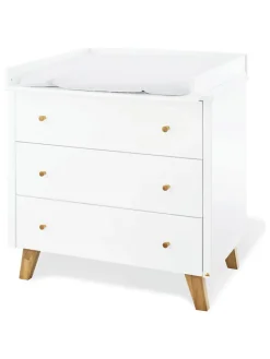 Wickelkommode "Pan" in Weiß - (B)100 x (H)101 x (T)78 cm