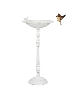 Wildvogeltränke in Weiß