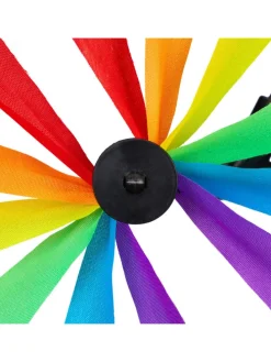 Windrad Eule in Bunt