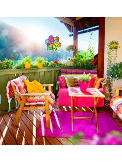 Windrad in Bunt - (B)36,5 x (H)86,5 x (T)14 cm