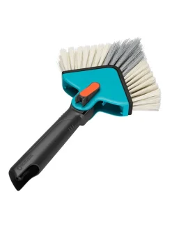 Winkelbesen "Combisystem" in Schwarz/ Hellblau