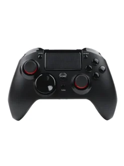 Wireless Game Controller für PS4 – reaktionsschnelle Tasten in Schwarz