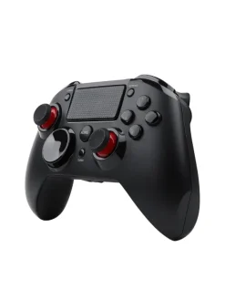 Wireless Game Controller für PS4 – reaktionsschnelle Tasten in Schwarz