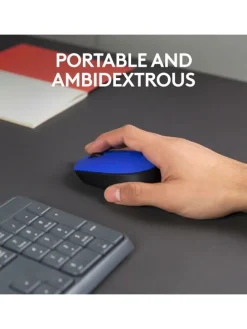 Wireless M171 Kabellose Maus in Blau - Ideal für Büro und in Blau