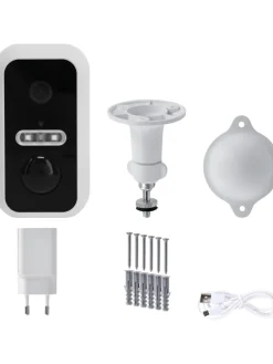 Wireless Security Cam 2K Bewegungserkennung Kabellos Outdoor