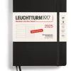 Wochenkalender & Notizbuch in Schwarz - A5