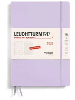 Wochenkalender & Notizbuch in Lila - B5
