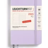 Wochenkalender & Notizbuch in Lila - A6