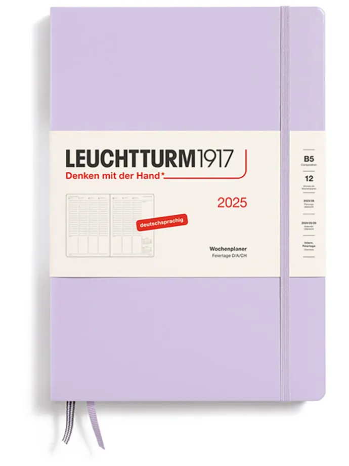 Wochenplaner in Lila - B5