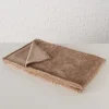 Wohndecke ''Arkki'' in Taupe - (L)160 x (B)130 cm