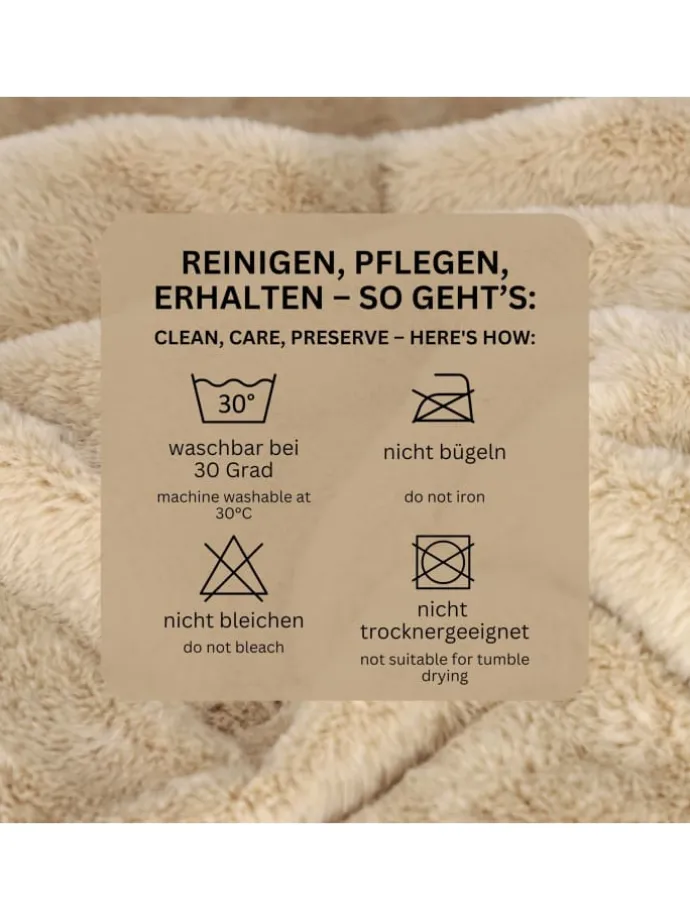 Wohndecke ELEGANCE in Beige