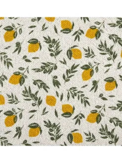 Wohndecke in Gelb/ Grün - (L)150 x (B)120 cm