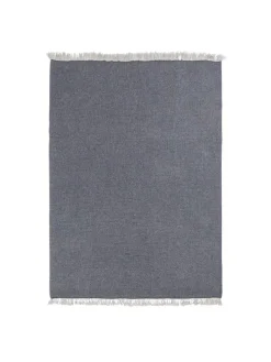 Wohndecke in Grau/ Anthrazit - (L)180 x (B)130 cm