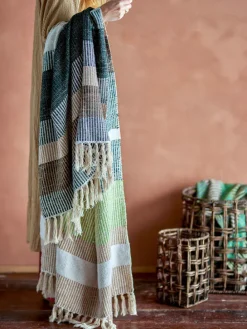 Wohndecke ''Isnel'' in Beige/ Braun - (L)160 x (B)130 cm