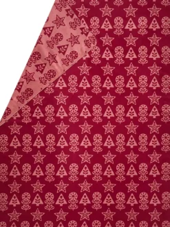 Wohndecke "Savona - Folklore" in Rot