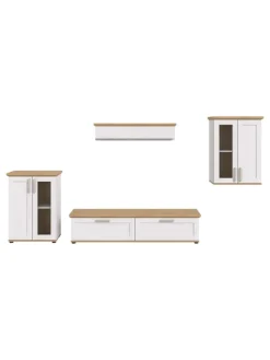 Wohnkombination (B/H/T: 336x161x40 cm) in Sibiu Lärche Nachbildung