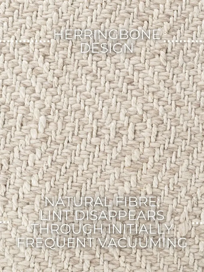 Woll-Teppich "Majoli" in Creme/ Weiß