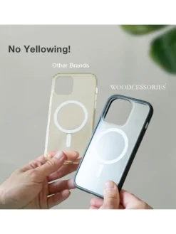 Woodcessories ECO637, Cover, Apple, iPhone 14, 15,5 cm (6.1 Zoll), Transparent